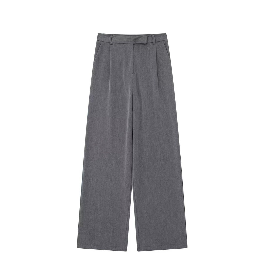 Joanna | Women's Wide-Leg Trousers-Metro Lane Plaza