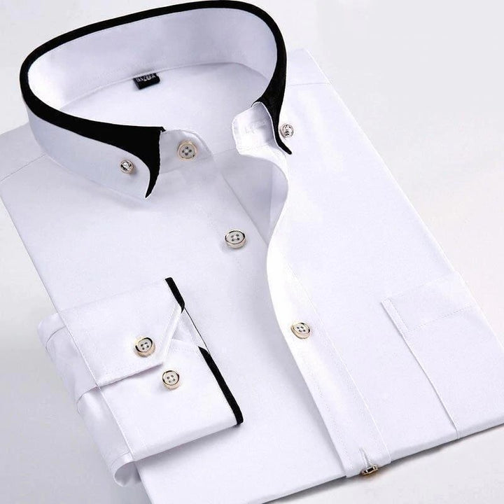 Classic Long Sleeve Men's Shirt-Metro Lane Plaza