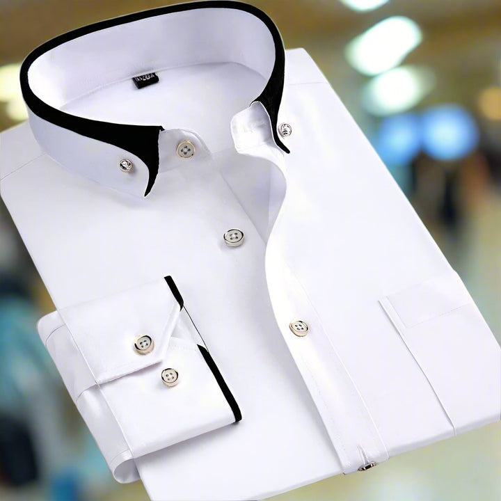 Baylen | Men's Classic Long Sleeve Shirt-Metro Lane Plaza