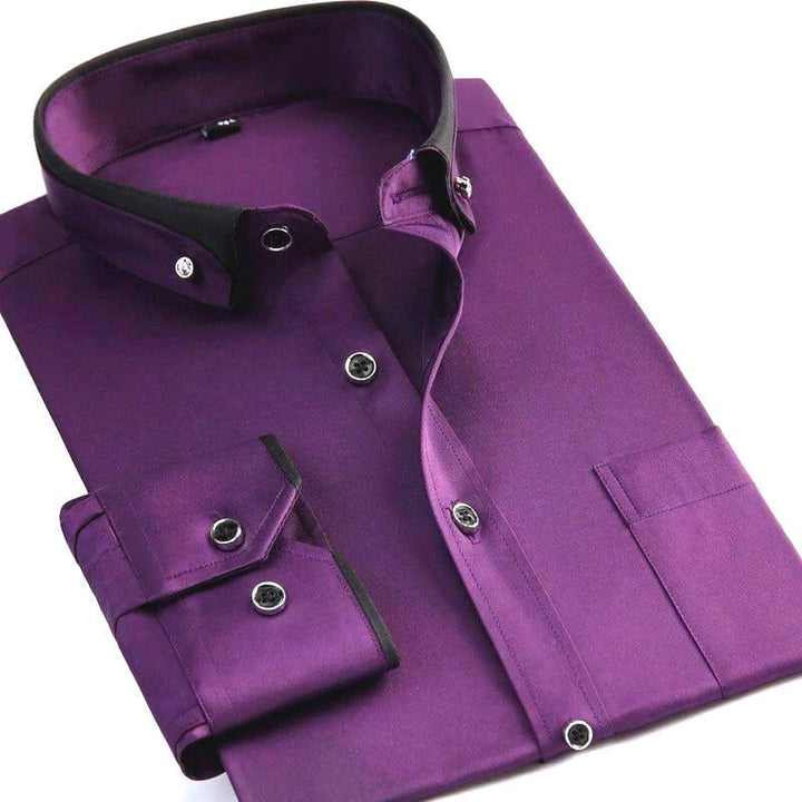 Classic Long Sleeve Men's Shirt-Metro Lane Plaza