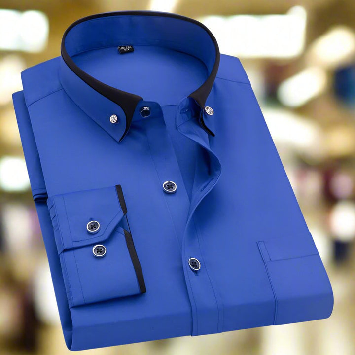 Baylen | Men's Classic Long Sleeve Shirt-Metro Lane Plaza