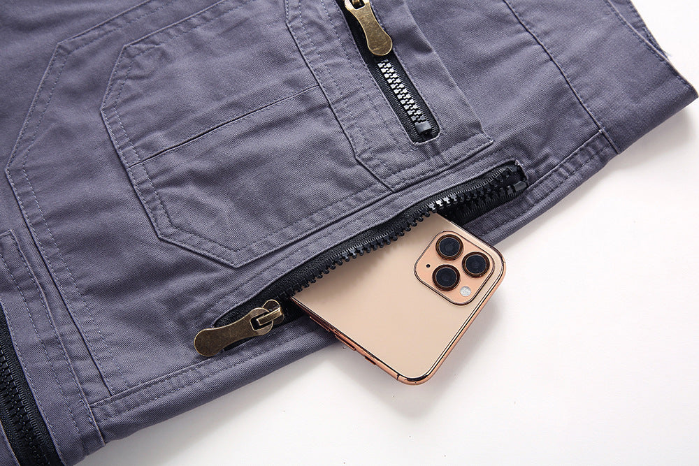 Men's Comfortable Fit Sustainable Tactical Shorts-Metro Lane Plaza
