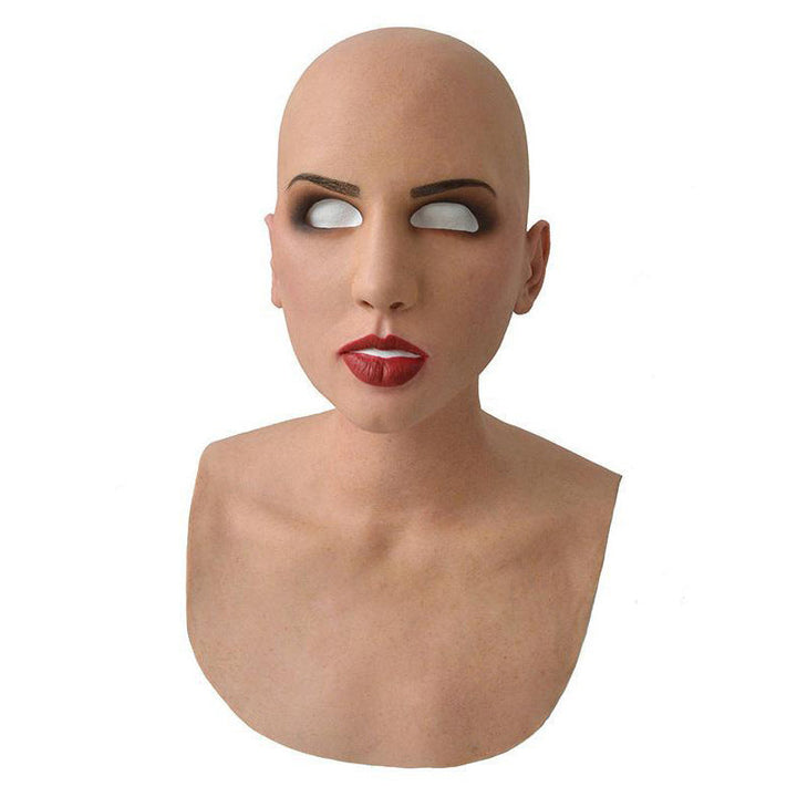 Masque intégral réaliste en latex pour cosplay et costumes d’Halloween