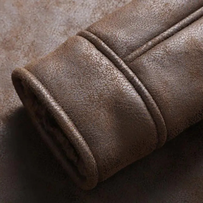 Men's Leather Frontier Coat