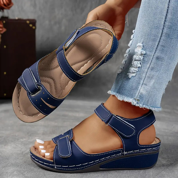 Sophia | Women's Elegant Lift Orthopedic Sandals-Metro Lane Plaza