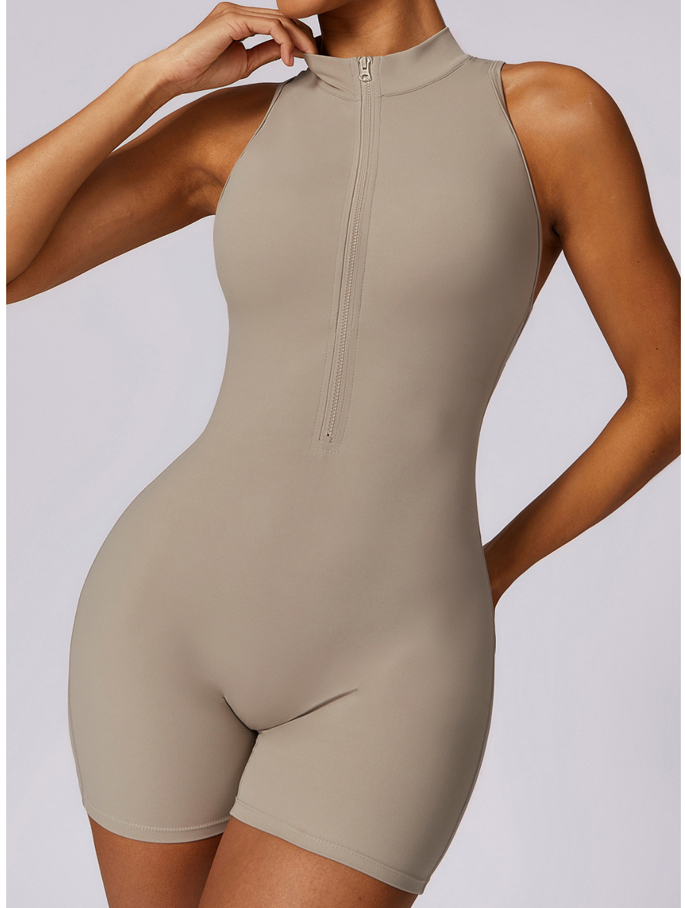 Fenna | Women's Seamless Shaping Yoga Fitness Jumpsuit-Metro Lane Plaza