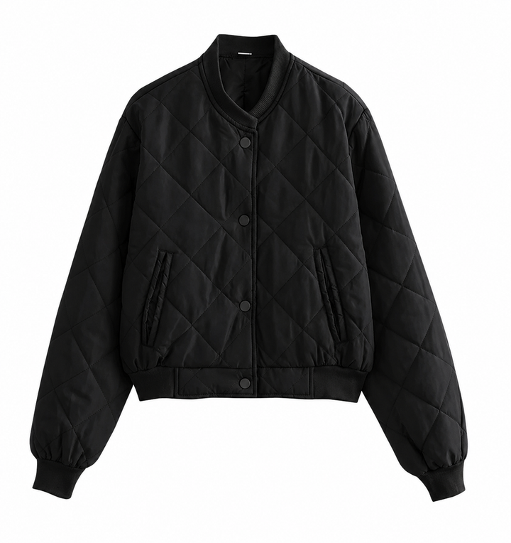Iella | Women's Quilted Bomber Jacket with Modern Style and Warm Fit-Metro Lane Plaza