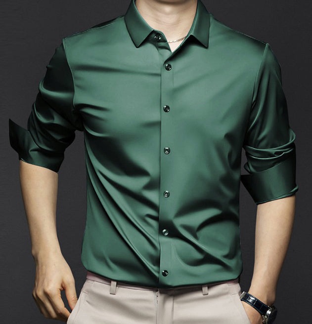 Stylish Wrinkle-Free Men's Shirt – Easy Care and Comfortable Wear-Metro Lane Plaza