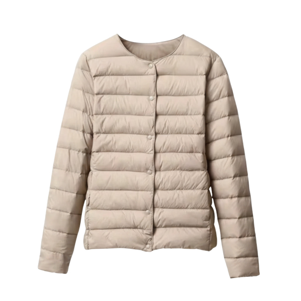 Emma | Women's Lightweight Padded Puffer Jacket for Spring & Autumn-Metro Lane Plaza