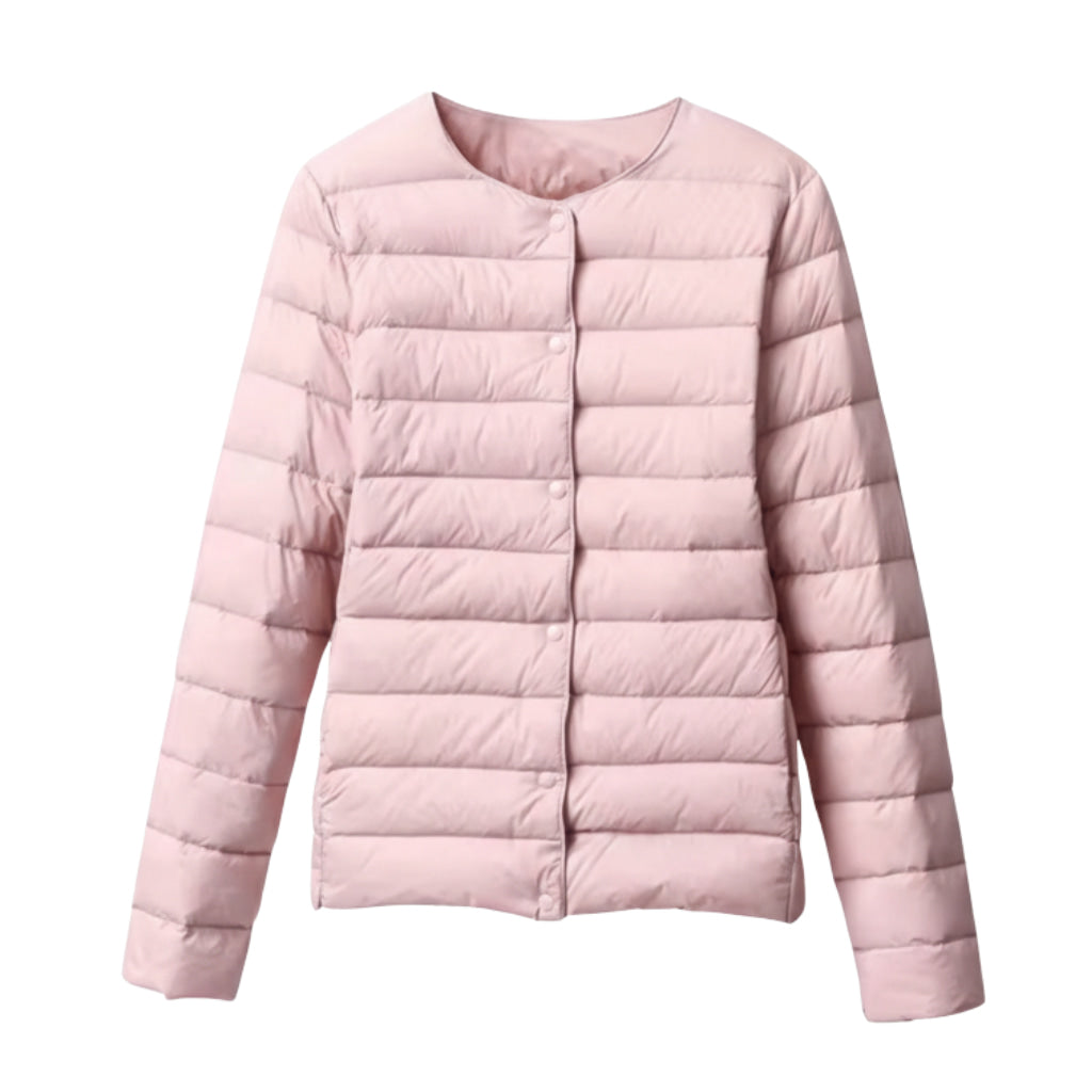 Emma | Women's Lightweight Padded Puffer Jacket for Spring & Autumn-Metro Lane Plaza