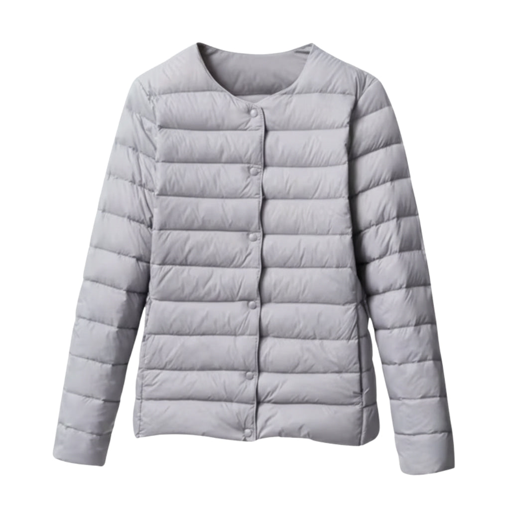 Emma | Women's Lightweight Padded Puffer Jacket for Spring & Autumn-Metro Lane Plaza