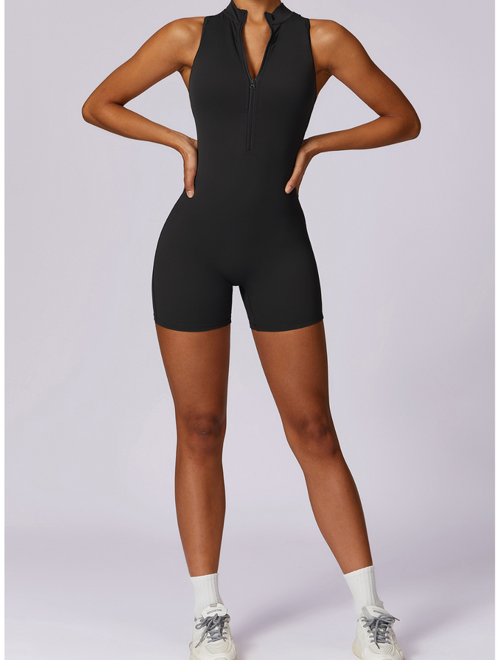 Fenna | Women's Seamless Shaping Yoga Fitness Jumpsuit-Metro Lane Plaza