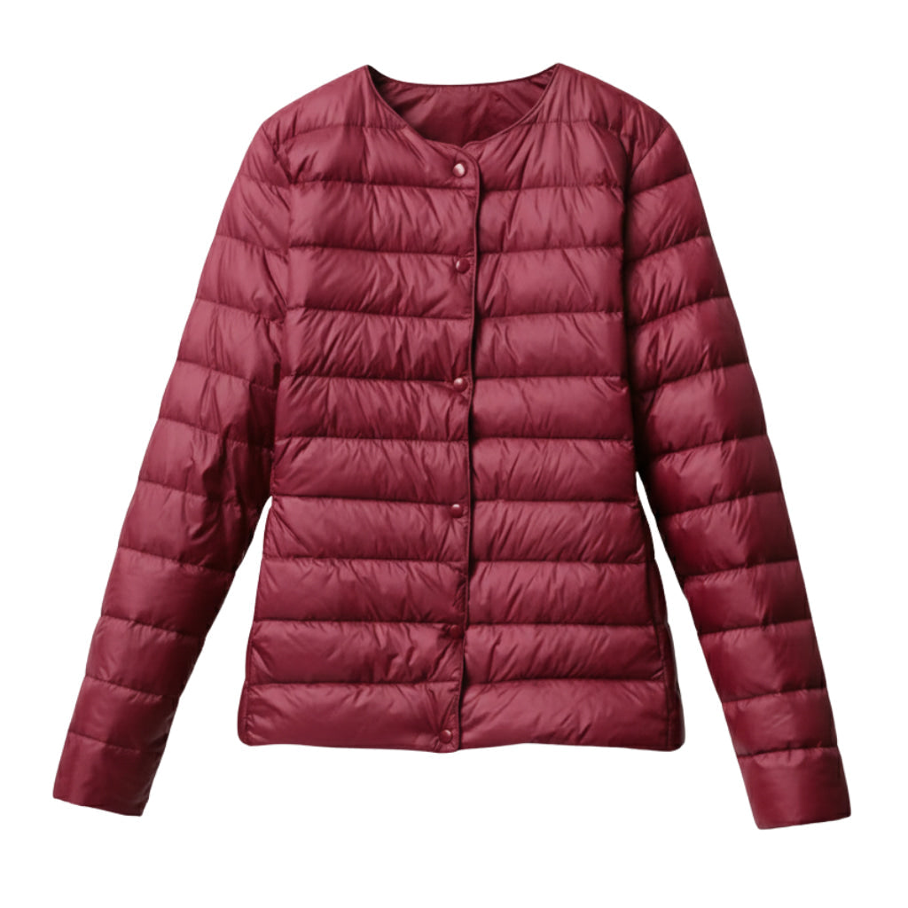 Emma | Women's Lightweight Padded Puffer Jacket for Spring & Autumn-Metro Lane Plaza