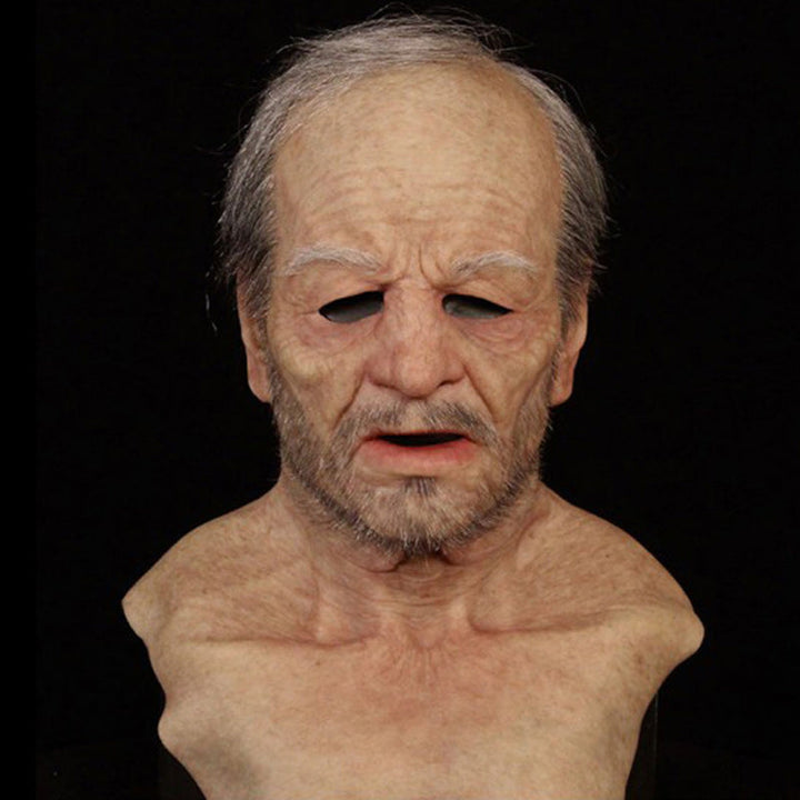 Masque intégral réaliste en latex pour cosplay et costumes d’Halloween