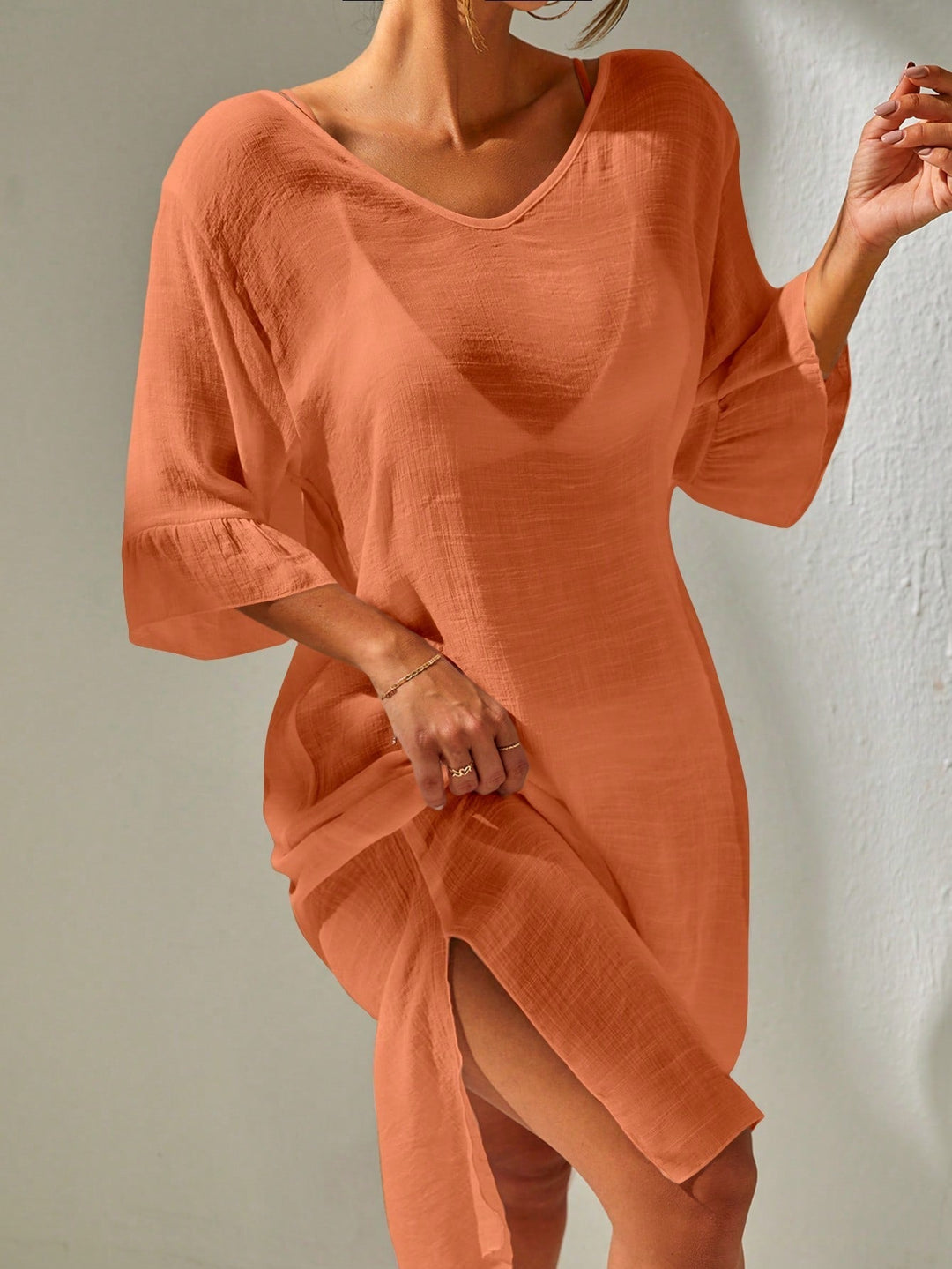 Sadie | Women's Lightweight Beach Maxi Dress-Metro Lane Plaza