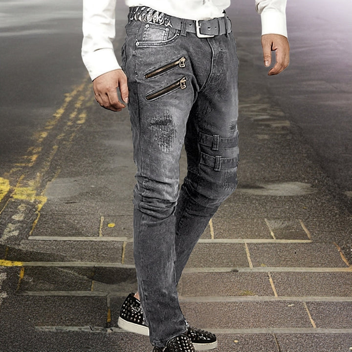 Men's Durable Motorcycle Riding Pants-Metro Lane Plaza