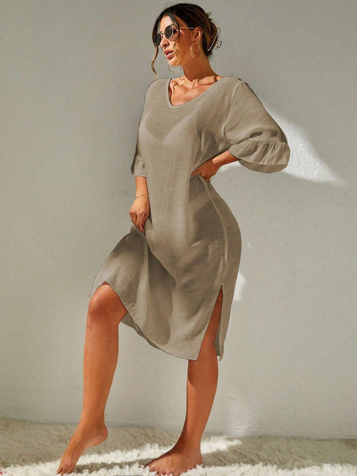 Sadie | Women's Lightweight Beach Maxi Dress-Metro Lane Plaza