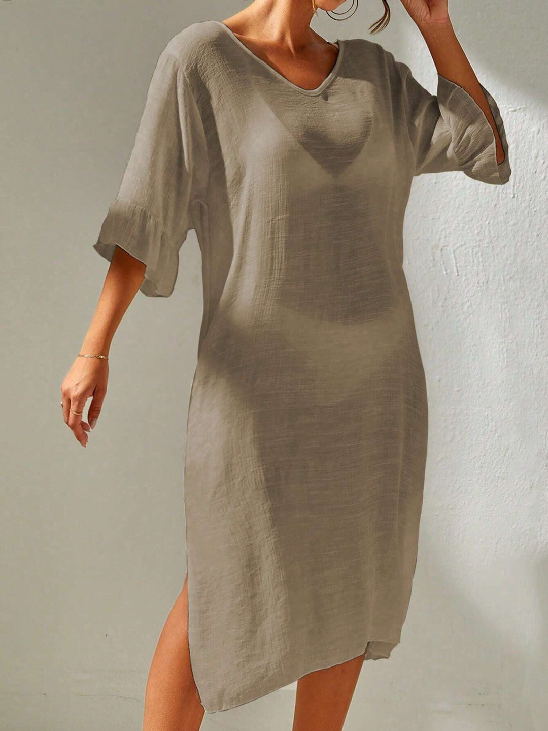 Sadie | Women's Lightweight Beach Maxi Dress-Metro Lane Plaza