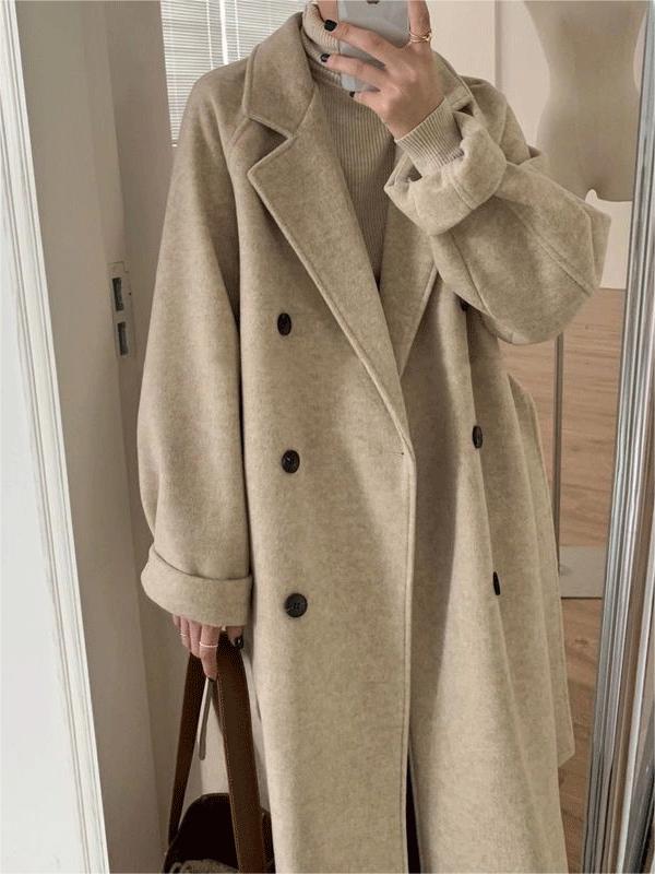 Women's Classic Belted Wool Coat