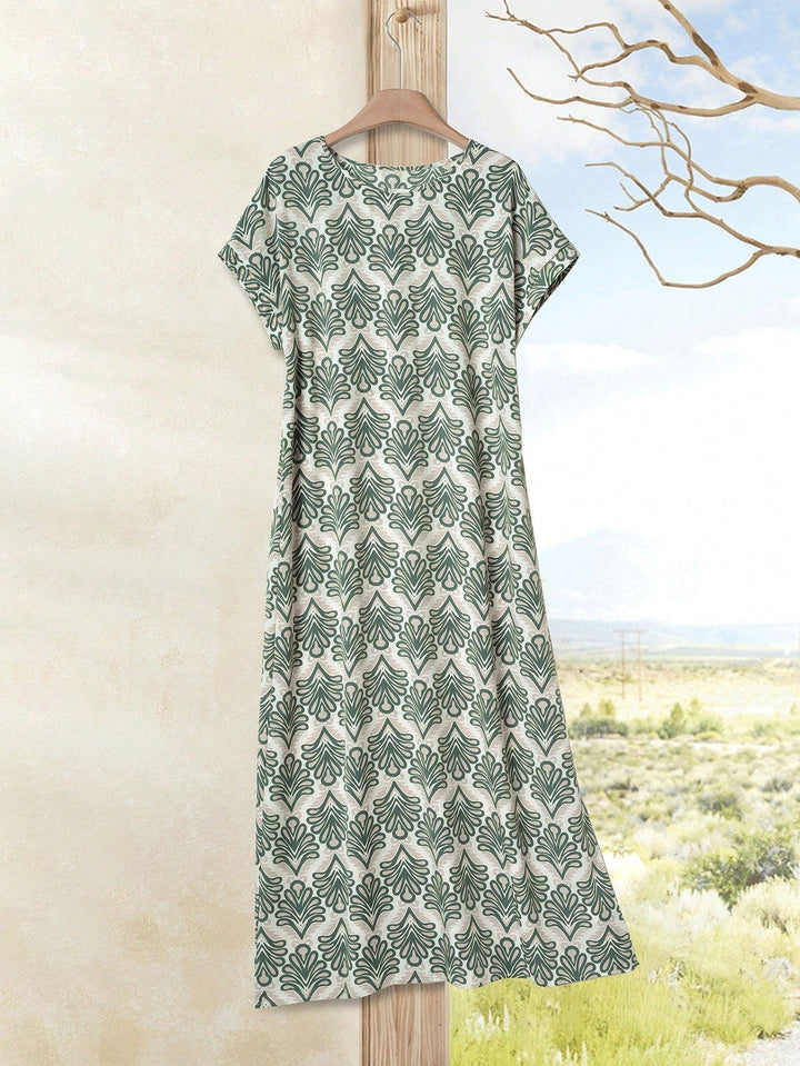 Stella | Women's Casual Batwing Tunic Dress-Metro Lane Plaza