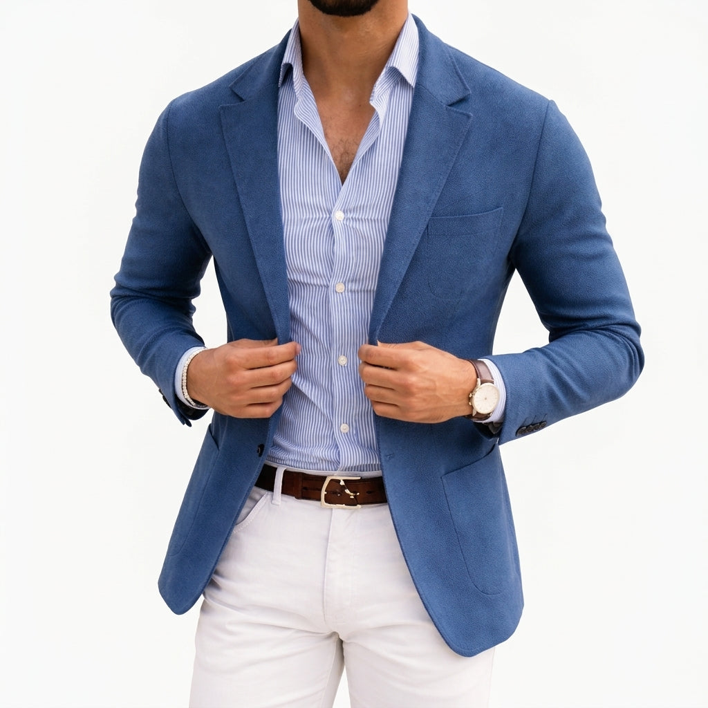 Men's Knit Blazer