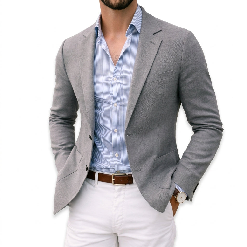 Men's Knit Blazer