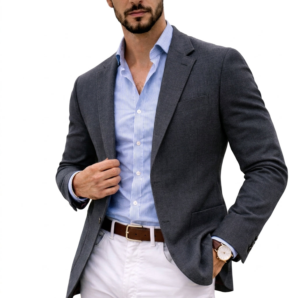 Men's Knit Blazer
