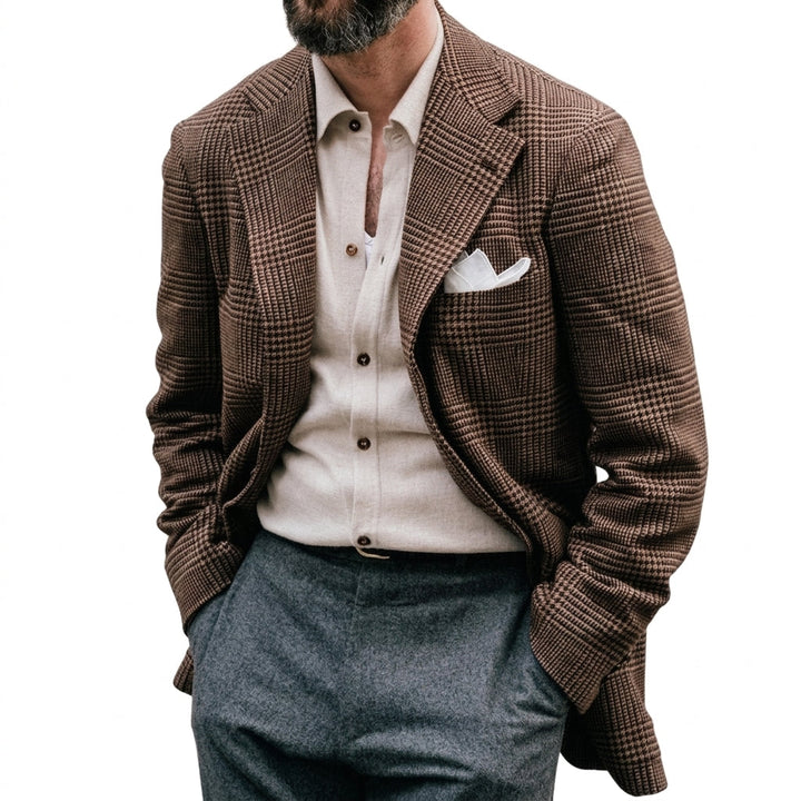 Blazer da uomo monopetto