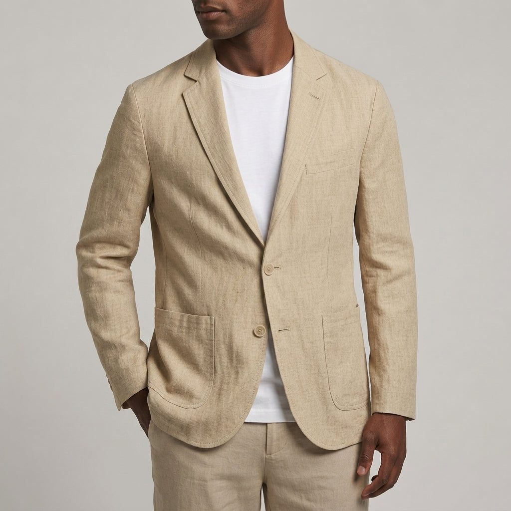 Men's Linen Blazer