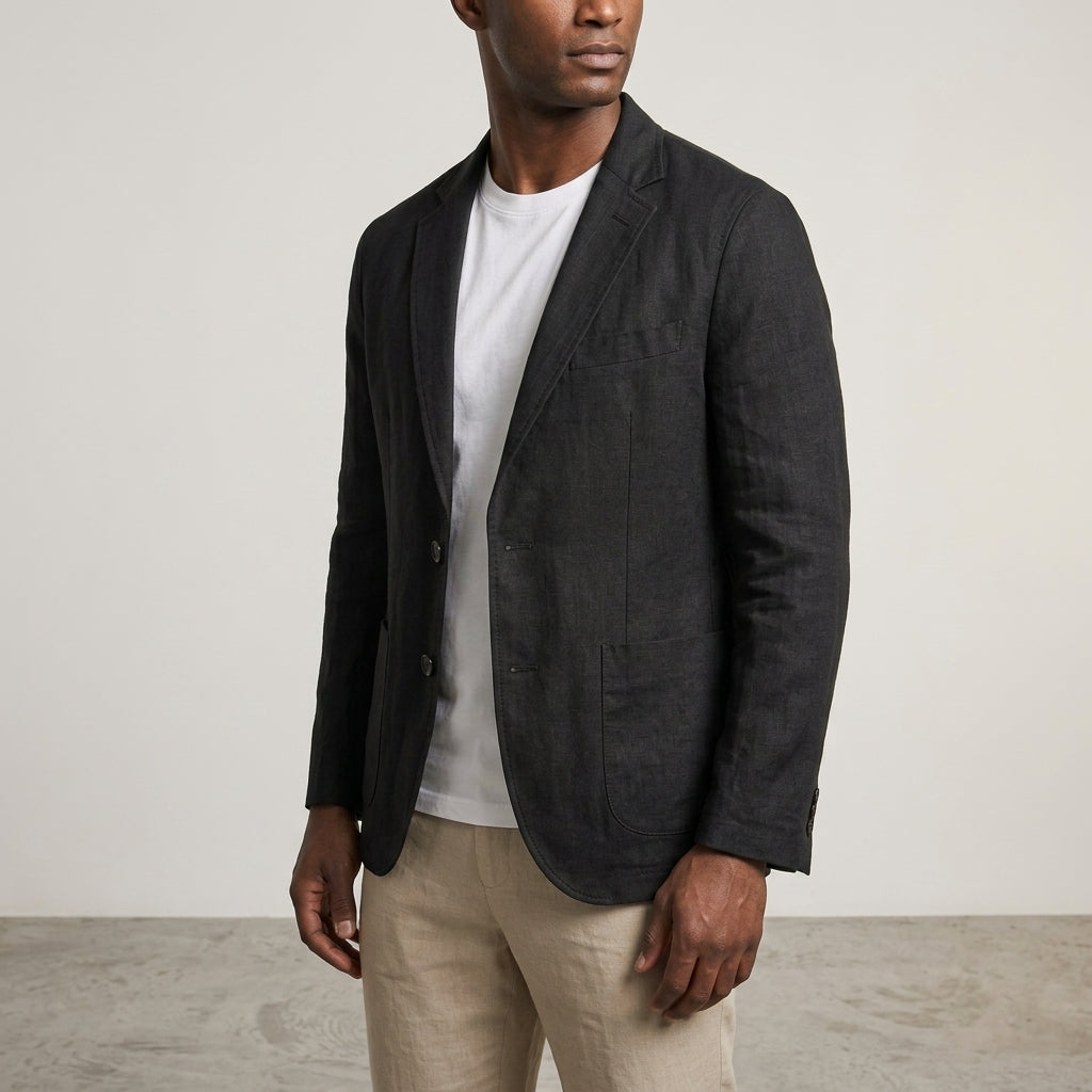 Men's Linen Blazer
