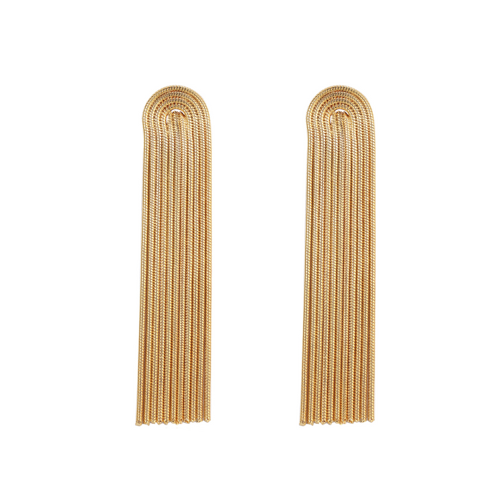 Elegant Gold Tassel Earrings for Women | GlamourGold-Metro Lane Plaza