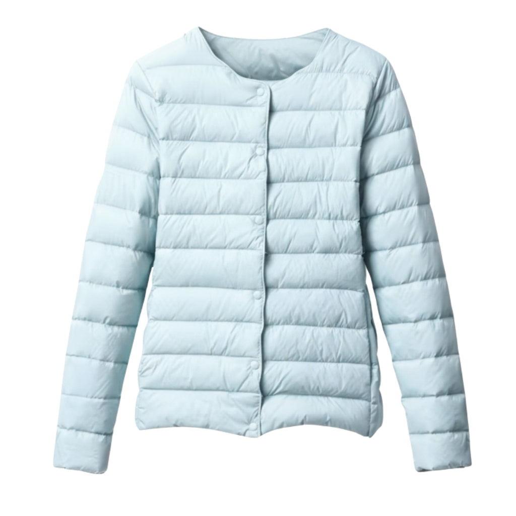 Emma | Women's Lightweight Padded Puffer Jacket for Spring & Autumn-Metro Lane Plaza