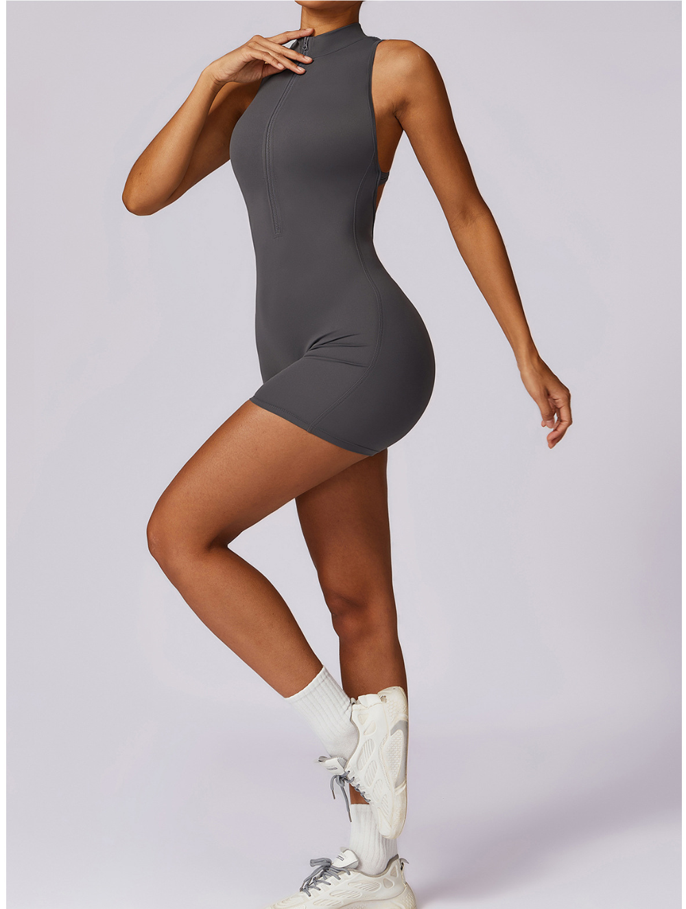 Fenna | Women's Seamless Shaping Yoga Fitness Jumpsuit-Metro Lane Plaza