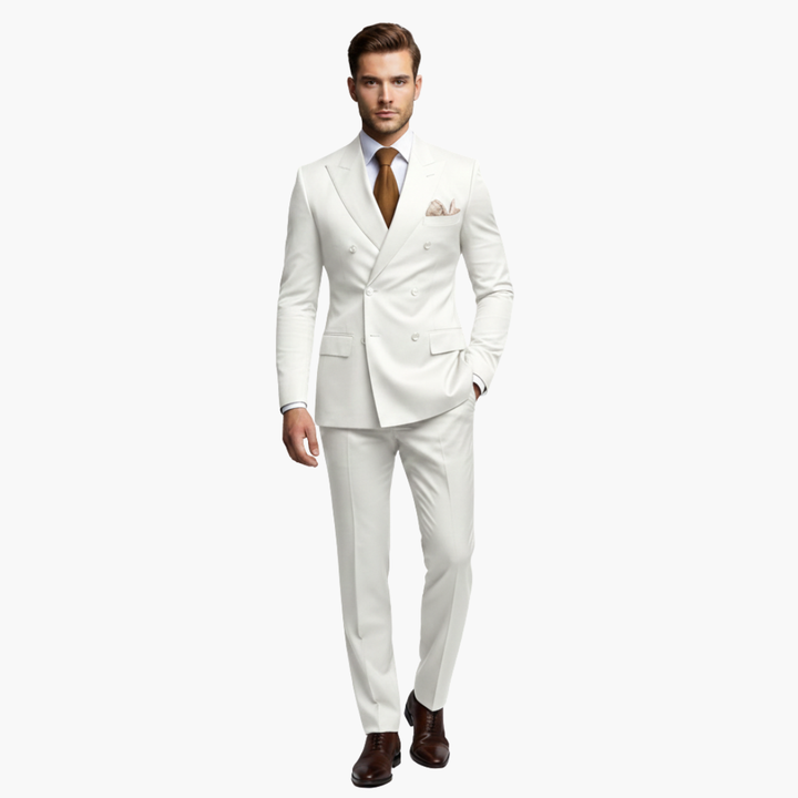 Men's Slim Fit Two-Piece Suit Set-Metro Lane Plaza
