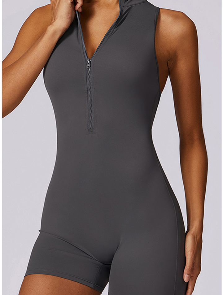 Fenna | Women's Seamless Shaping Yoga Fitness Jumpsuit-Metro Lane Plaza