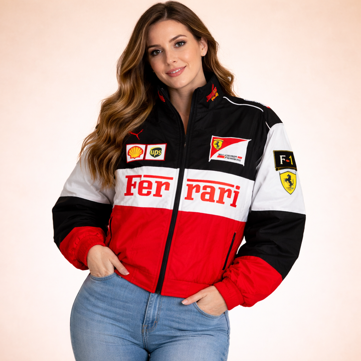 Catherine | Women's Elegant and Durable Racer Jacket-Metro Lane Plaza