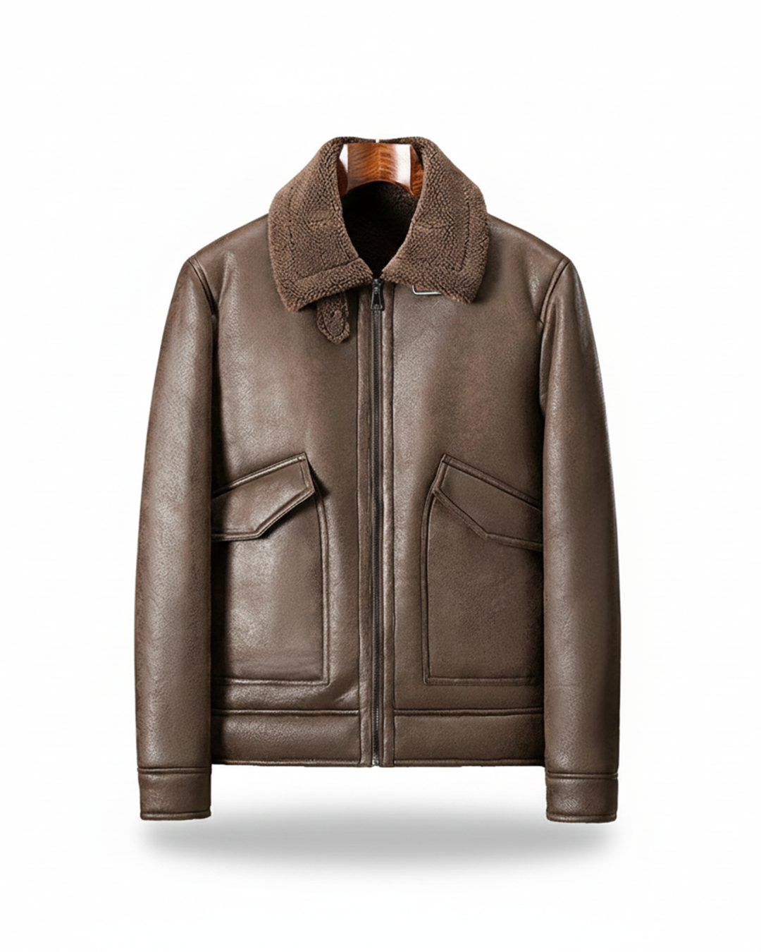 Men's Leather Frontier Coat