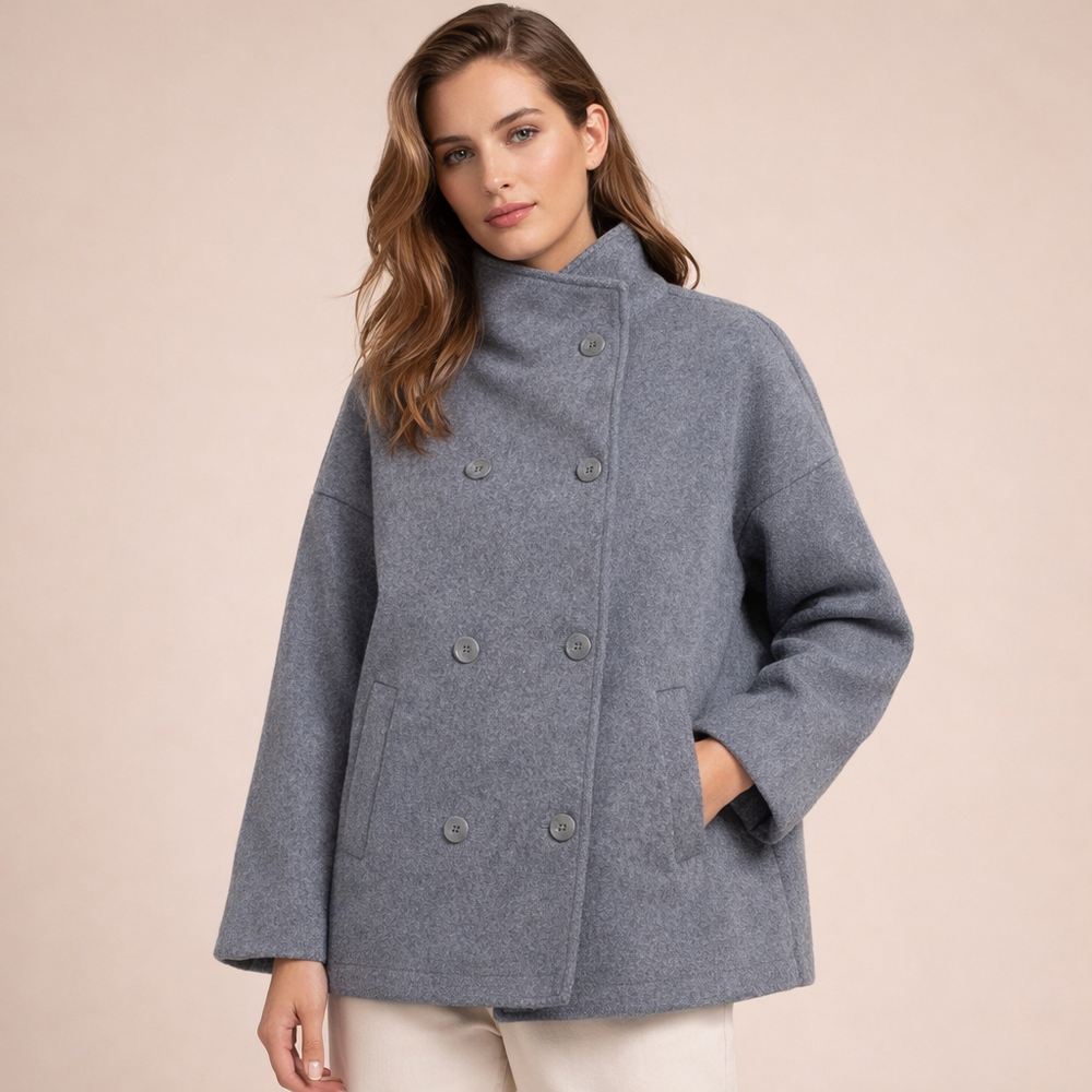 Iris | Women's Elegant Versatile Short Coat-Metro Lane Plaza