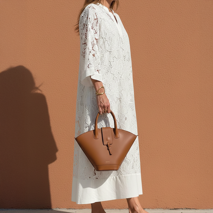 Avery | Women's Lace Layered Dress-Metro Lane Plaza