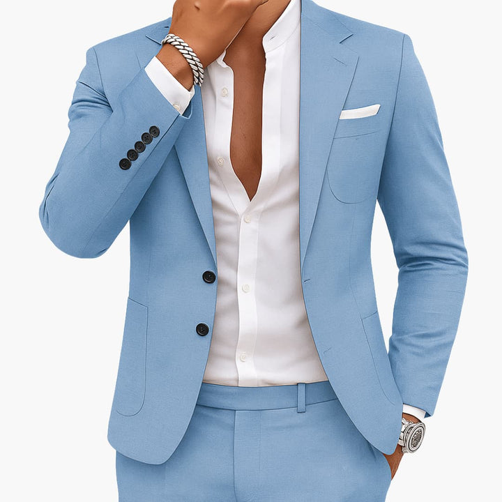 Men's Blazer and Pants Suit Set