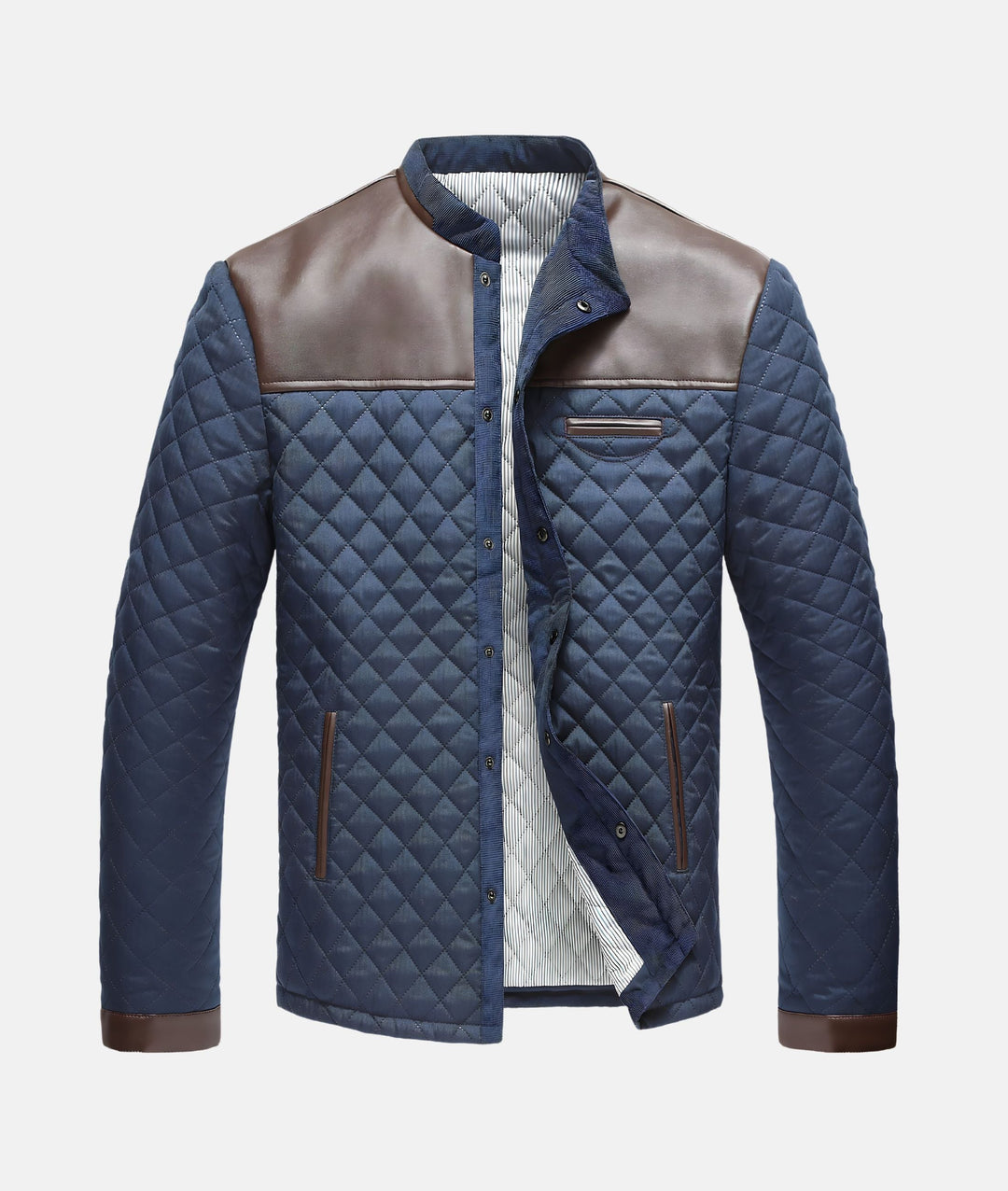 Veste matelassée boutonnée pour homme