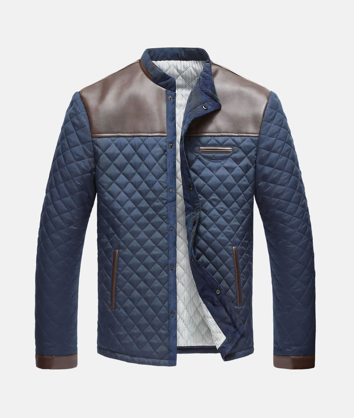 Veste matelassée boutonnée pour homme