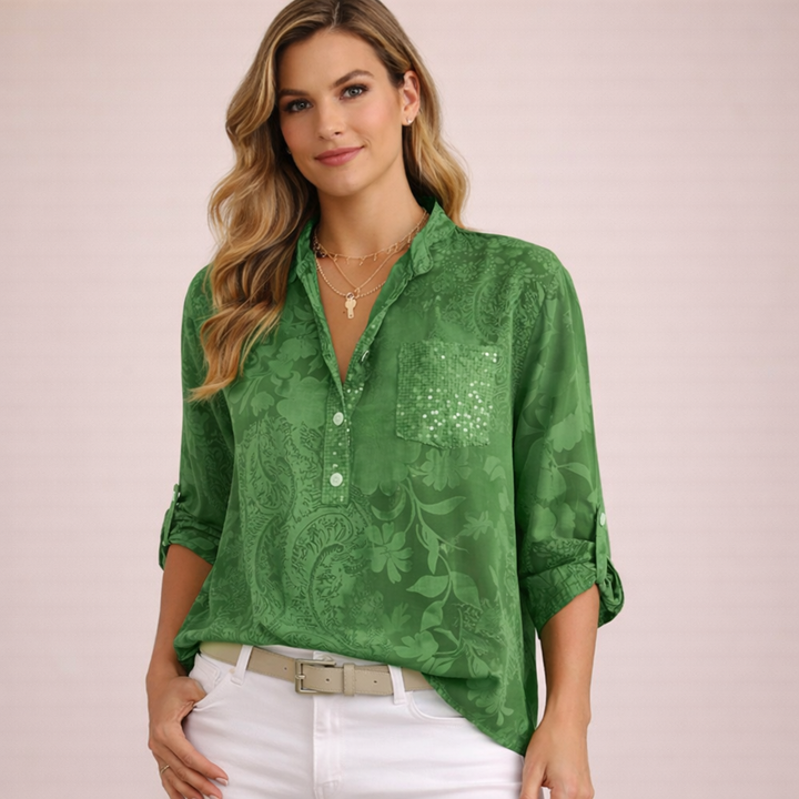 Sophie | Women's Stylish and Comfortable Blouse-Metro Lane Plaza