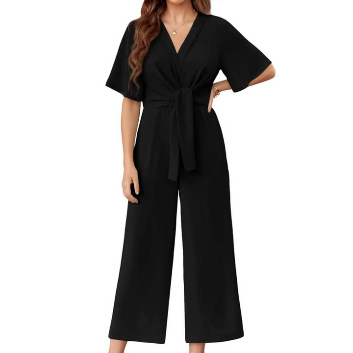 Women's Elegant Summer Tie Knot Jumpsuit