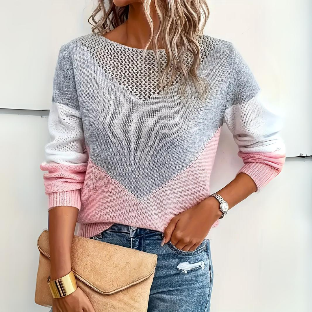 Women's Stylish Pink Cashmere Sweater | Unique Winter Wear-Metro Lane Plaza