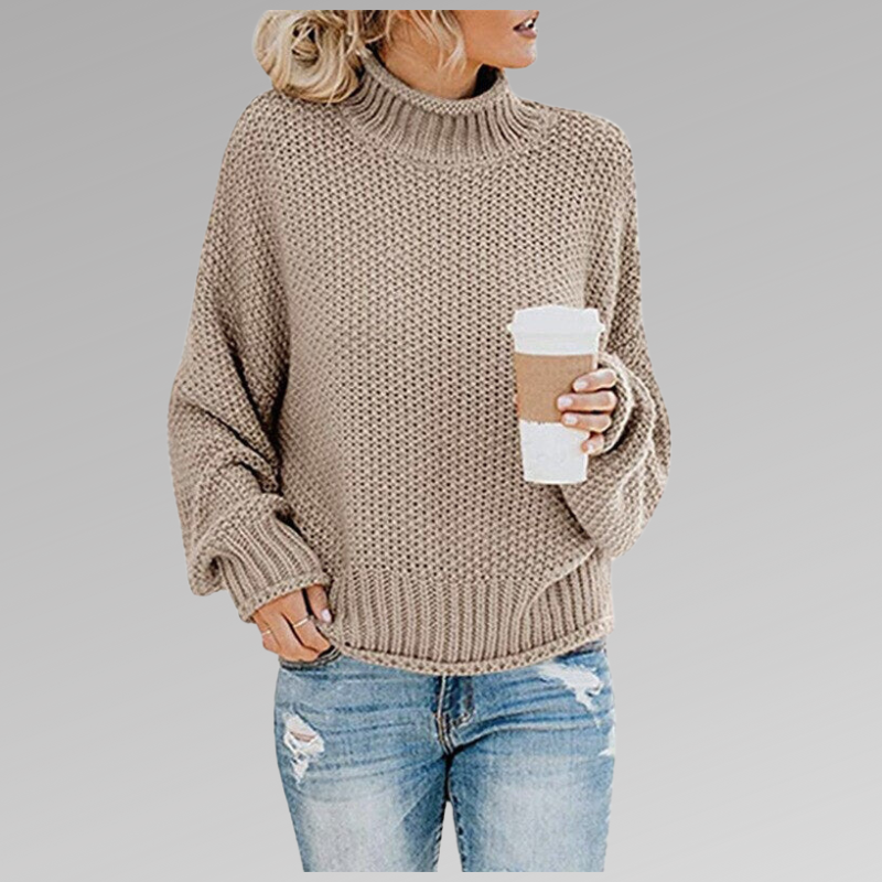 Women's Comfortable Timeless Knitted Sweater-Metro Lane Plaza