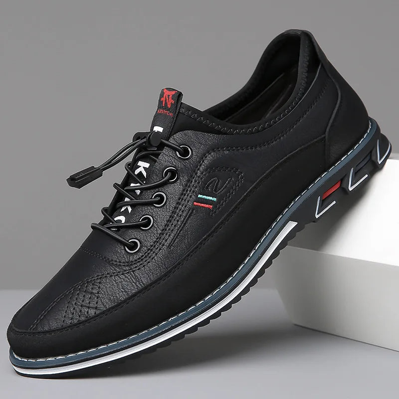 Men's Classic Low-Top Lace-Up Casual Shoes-Metro Lane Plaza