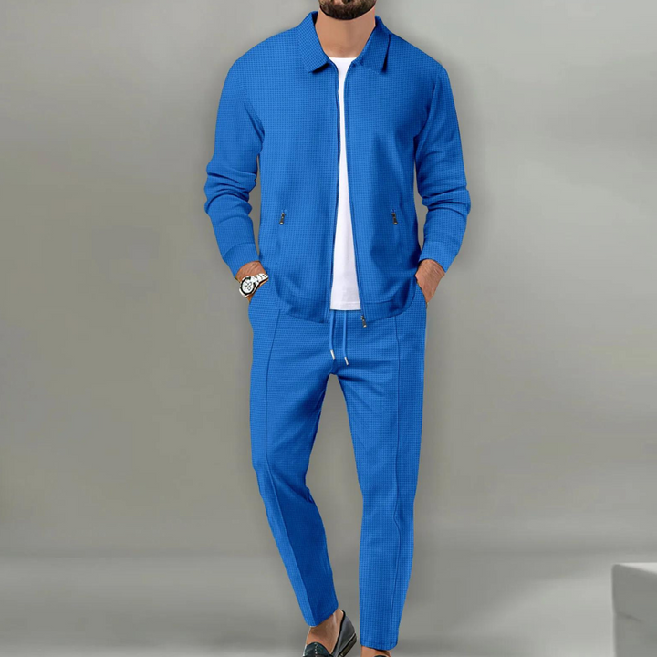 Classic Men's Cardigan Complete Set-Metro Lane Plaza