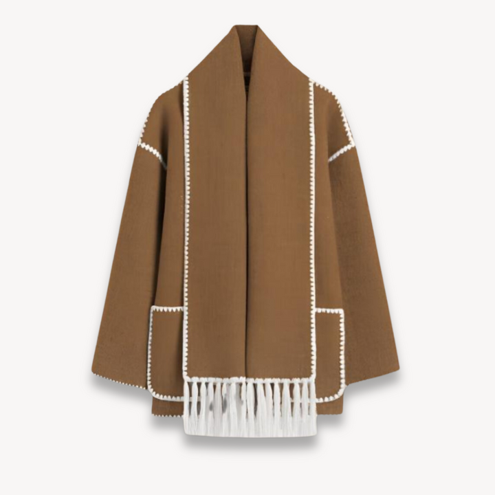 Oversized kappejakke til kvinder