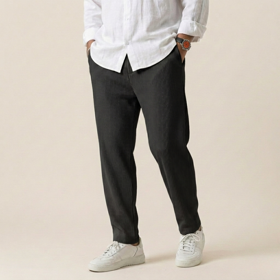 Harry | Stylish & Versatile Men's Luxe Trousers-Metro Lane Plaza